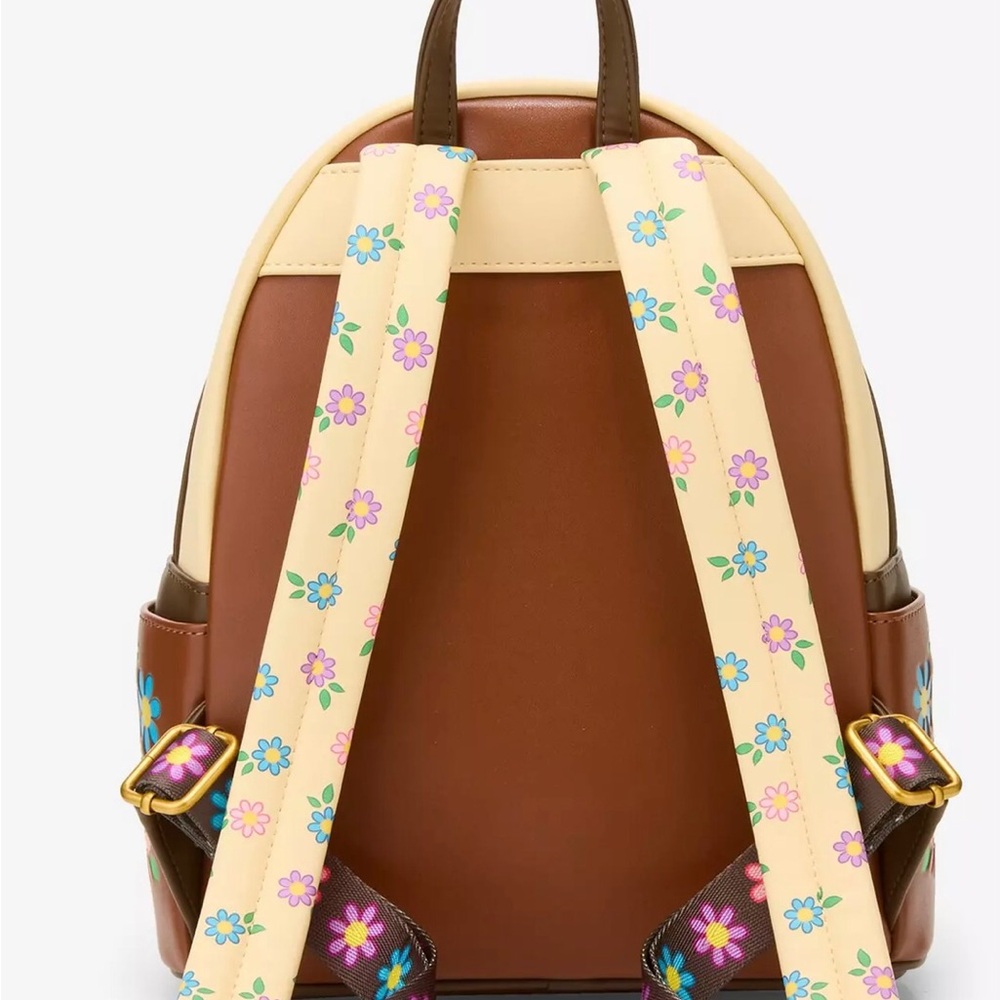 Loungefly Tangled Pascal Flowered Mini Backpack Hard Tag New! - Picture 2 of 13